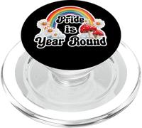 Retro Rainbow Pride is Year Round Vintage Daisies LGBTQ PopSockets PopGrip for MagSafe