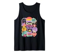 Retro Rainy Day Reading Comfort Aesthetic Tank Top