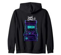 Retro Rainy Day Reading Comfort Aesthetic Zip Hoodie