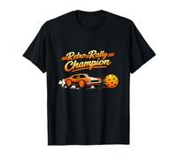 Retro Rally Champion Pickleball Vintage Car Graphic T-Shirt