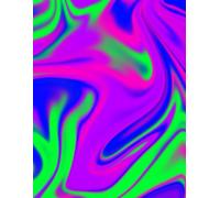 Retro Rave: A Groovy Aesthetic Notebook: A vibrant, lined notebook for creative minds, journaling, and manifesting in full colour