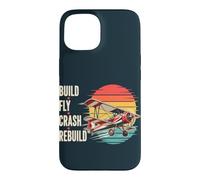 Retro RC Plane Pilot Remote Control Airplane Aeromodelling Case for iPhone 15