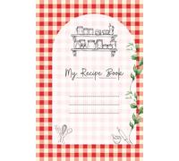 Retro Recipe Notebook: Lined Recipe Journal with Kitchen Illustrations for Writing Recipes, Notes & Cooking Ideas | Vintage Style Recipe Book