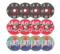 Retro Record Player Car Vent Clip Aromatherapy Pads 18pcs Pe | Disc Shape, for Daily Commutes, Includes 1 Vent Clip Accessory, Supports Pleasant Aroma and Odor Control
