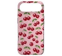 Retro Red Cherry Disco Ball Aesthetic Seamless Pattern Case for iPhone Air