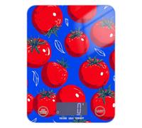 Retro Red Tomato Blue LCD Display Scale for Food Weight 11lb/0.18oz, 5kg/5g Scale in Grams and oz with 4 Unit for Meal Prep Weight Loss Dieting (Batteries not Included)