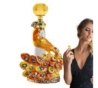 Retro Refillable Perfume Bottle - Refined Empty Container | Portable Mini Container for Cosmetics, Aromatherapy, Lotion, Decorative Jewelry, Travel, Unique Gift, Chic and Practical Design 3ml