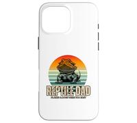 Retro Reptile Parent- Because Plants and Dogs Were Too Easy Case for iPhone 16 Pro Max