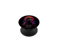 Retro Reptilian Alien Extraterrestrial Artwork PopSockets Adhesive PopGrip