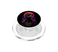 Retro Reptilian Alien Extraterrestrial Artwork PopSockets PopGrip for MagSafe