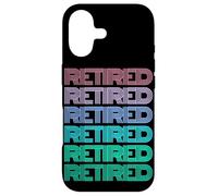 Retro RETIRED Not My Problem Anymore Grandpa Retirement Dad Case for iPhone 17