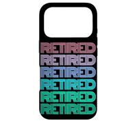 Retro RETIRED Not My Problem Anymore Grandpa Retirement Dad Case for iPhone 17 Pro