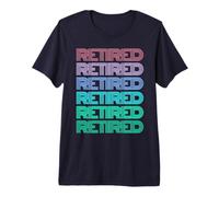 Retro Retired Not My Problem Anymore Grandpa Retirement Dad Premium T-Shirt