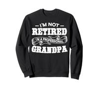 Retro Retirement I'm Not Retired I'm A Professional Grandpa Sweatshirt