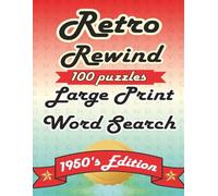 Retro Rewind Large Print Word Search 1950's Edition