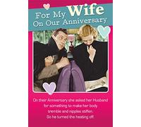 Retro Rhetoric, Wife Anniversary Card, Anniversary Card for Wife, Congratulations on our Anniversary Card
