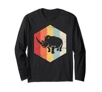 Retro Rhino T-Shirt Long Sleeve T-Shirt