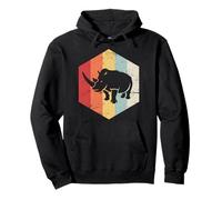 Retro Rhino T-Shirt Pullover Hoodie
