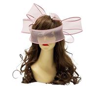 Retro Ribbon Net Flower Hair Clip Flower Hairpiece Costume Studded Oversized Flower Hairpin for Party