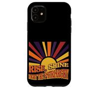 Retro Rise Shine Fight the Patriarchy Sunburst Graphic Case for iPhone 11