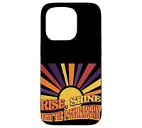 Retro Rise Shine Fight the Patriarchy Sunburst Graphic Case for iPhone 15 Pro