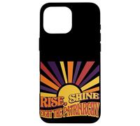 Retro Rise Shine Fight the Patriarchy Sunburst Graphic Case for iPhone 16 Pro Max