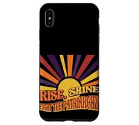 Retro Rise Shine Fight the Patriarchy Sunburst Graphic Case for iPhone XS Max