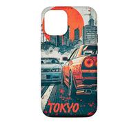 Retro Rising Sun Distress Tokyo JDM Drift Racing Cars Art Case for iPhone 12/12 Pro