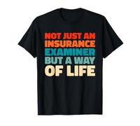 Retro Risk Assessment Claims - Vintage Insurance Examiner T-Shirt