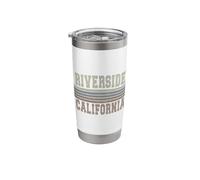 Retro Riverside California Stainless Steel Insulated Tumbler