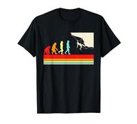 Retro Rock Climbing Evolution Funny Climbing Design For Men T-Shirt