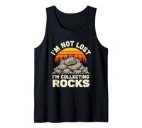 Retro Rock Geology Rockhounding Design Mineralogy Tank Top