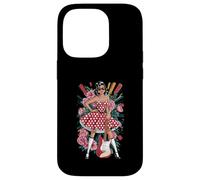 Retro Rock Polka Dot Dress Guitar Lady Case for iPhone 14 Pro