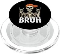Retro Rock Skeleton Halloween Music Men Kids Funny Skeleton PopSockets PopGrip for MagSafe