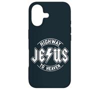 Retro Rock Style Christian Faith Highway to Heaven Jesus Case for iPhone 17