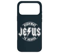 Retro Rock Style Christian Faith Highway to Heaven Jesus Case for iPhone 17 Pro Max