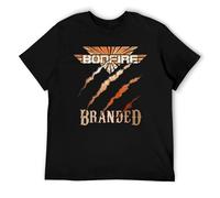 Retro Rock World Tour Graphic Cotton Men's T-Shirt - Vintage Concert Style Band Tee Black-Style 4XL