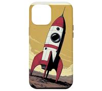Retro Rocket Ship on Mars Case for iPhone 12 Pro Max
