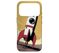 Retro Rocket Ship on Mars Case for iPhone 17 Pro