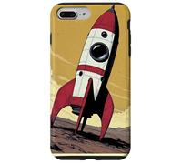 Retro Rocket Ship on Mars Case for iPhone 7 Plus/8 Plus