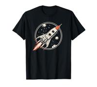 Retro Rocket Vintage Spaceship T-Shirt