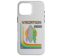Retro Rocketship and Space Alien Case for iPhone 16 Pro Max