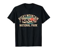 Retro Rocky Mountain National Park Vintage Sunset T-Shirt