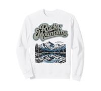 Retro Rocky Mountains National Park Vintage Style 80s Sweatshirt