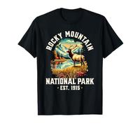 Retro Rocky Mountains National Park | Vintage USA T-Shirt