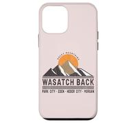 Retro Rocky Mountains Wasatch Back Utah Vacation Souvenir Case for iPhone 12 mini