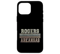 Retro Rogers Arkansas Case for iPhone 16 Pro Max