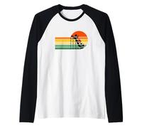 Retro Roller Coaster Ride at The Theme Park Matching Family Raglan Baseball Tee