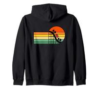 Retro Roller Coaster Ride At The Theme Park Matching Family Zip Hoodie