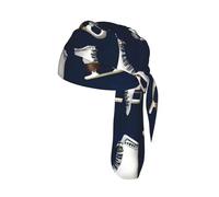 Retro Roller Skates Print Skull Headwrap Under Helmet Cycling Cap Lightweight Quick Dry Adult Gift One Size